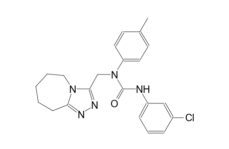 N'-(3-chlorophenyl)-N-(4-methylphenyl)-N-(6,7,8,9-tetrahydro-5H-[1,2,4]triazolo[4,3-a]azepin-3-ylmethyl)urea
