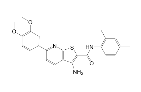 3-amino-6-(3,4-dimethoxyphenyl)-N-(2,4-dimethylphenyl)thieno[2,3-b]pyridine-2-carboxamide