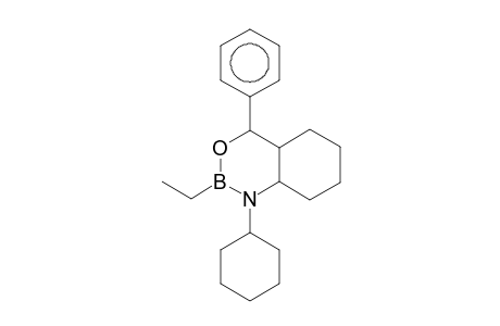 2-AZA-3-BORA-4-OXABICYCLO[4.4.0]DECANE, 2-CYCLOHEXYL-3-ETHYL-5-PHENYL-