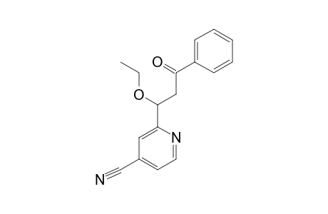 1-PHENYL-3-ETHOXY-3-(4-CYANOPYRIDIN-2-YL)-PROPAN-1-ONE