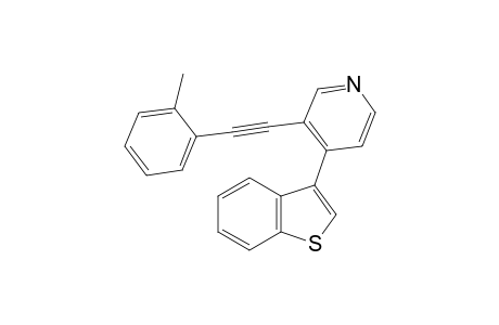 4-(Benzo[b]thien-3-yl)-3-(o-tolylethynyl)pyridine