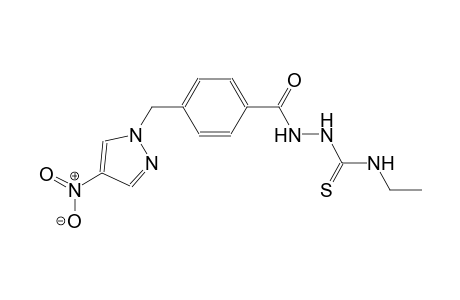 N-ethyl-2-{4-[(4-nitro-1H-pyrazol-1-yl)methyl]benzoyl}hydrazinecarbothioamide