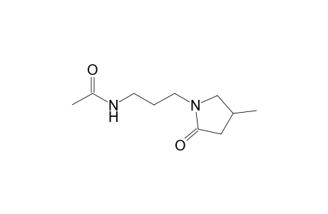 N-(3-Acetylaminopropyl)-4-methylpyrrolidin-2-one