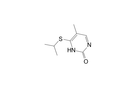 4-(Isopropylsulfanyl)-5-methyl-2(1H)-pyrimidinone