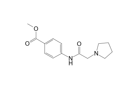Methyl 4-[(1-pyrrolidinylacetyl)amino]benzoate