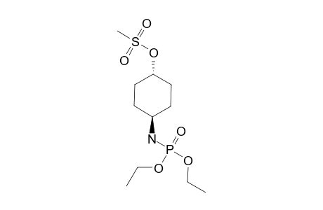 (trans-1,4-Cyclohexanol methanesulfonyl)phosphoramidic acid diethyl ester