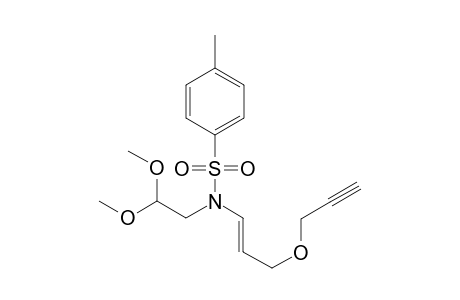 N-(2,2-Dimethoxyethyl)-N-{(E)-3-[(prop-2-ynyl)oxy]prop-1-enyl}-4-methylbenzenesulfonamide