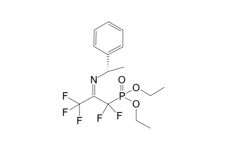 (S)-Diethyl 1,1,3,3,3-pentafluoro-2-(1-phenyl-ethylimino)-propanephosphonate