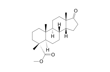 (4.alpha.,5.alpha.,14.beta.)-4-methyl-17-oxoandrostane-4-carboxylic acid methyl ester