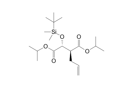 Diisopropyl (2R,3S)-2-Allyl-3-(tert-butyldimethylsiloxy)succinate