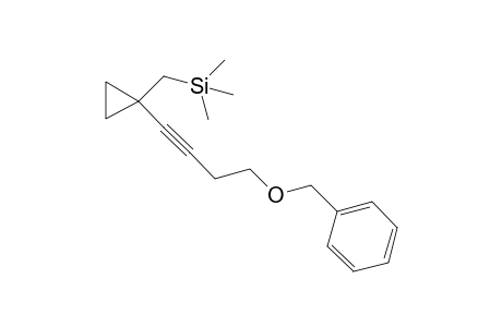 ((1-(4-(benzyloxy)but-1-ynyl)cyclopropyl)methyl)trimethylsilane