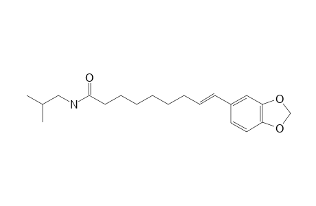 DEHYDRORETROFRACTAMIDE-C;1-[(E)-9-(3,4-METHYLENEDIOXYPHENYL)-8-NONENOYL]-ISOBUTYL-AMIDE