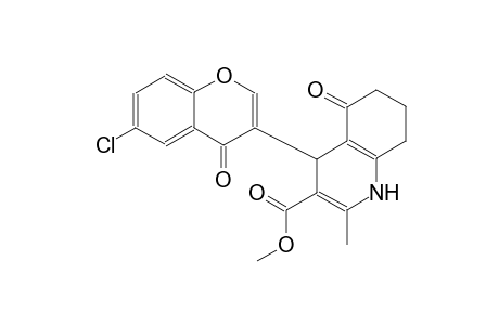 4-(6-Chloro-4-keto-chromen-3-yl)-5-keto-2-methyl-4,6,7,8-tetrahydro-1H-quinoline-3-carboxylic acid methyl ester
