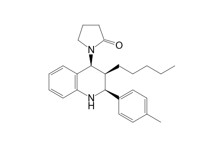 1'-((2S,3S,4S)-3-Pentyl-2-p-tolyl-1,2,3,4-tetrahydroquinolin-4-yl)pyrrolidin-2'-one