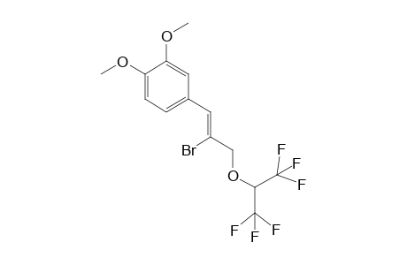 4-[2'-Bromo-3'-[(2",2",2"-trifluoro-1''-<trifluoromethyl>ethoxy)propen-1'-yl]-1,2-dimethoxybenzene