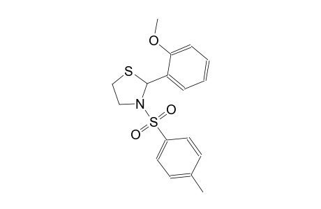 thiazolidine, 2-(2-methoxyphenyl)-3-[(4-methylphenyl)sulfonyl]-