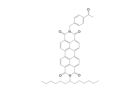 N-(4-Acetylbenzyl)-N'-(1-hexylheptyl)perylen-3,4:9,10-tetracarboxylic acid-bisimide