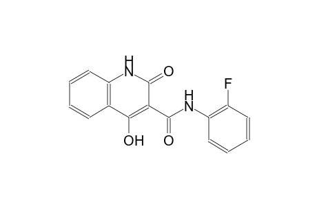 N-(2-fluorophenyl)-4-hydroxy-2-oxo-1,2-dihydro-3-quinolinecarboxamide