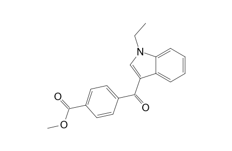 Methyl-4-[(1-ethyl-1H-indol-3-yl)carbonyl]benzoate