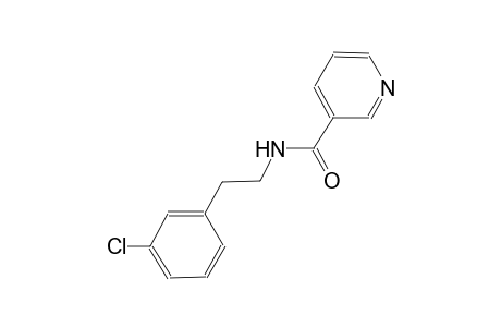 N-[2-(3-chlorophenyl)ethyl]nicotinamide