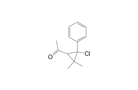 Ethanone, 1-(2-chloro-3,3-dimethyl-2-phenylcyclopropyl)-