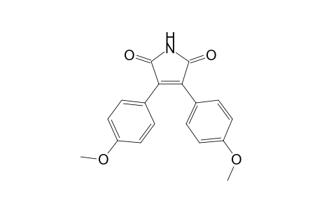 3,4-Bis(4-methoxyphenyl)maleimide