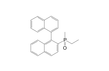 2-[(P-Methyl-P-ethylphosphiny)-binaphthyl] - P-oxide
