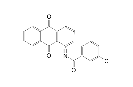 benzamide, 3-chloro-N-(9,10-dihydro-9,10-dioxo-1-anthracenyl)-