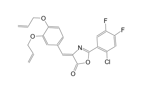 (4Z)-4-[3,4-bis(allyloxy)benzylidene]-2-(2-chloro-4,5-difluorophenyl)-1,3-oxazol-5(4H)-one