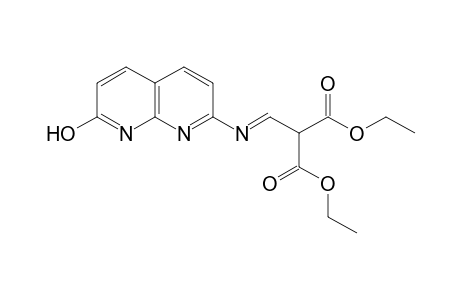 {[(7-HYDROXY-1,8-NAPHTHYRIDIN-2-YL)AMINO]METHYLENE}MALONIC ACID, DIETHYL ESTER