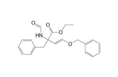 Ethyl (E)-2-Benzyl-4-benzyloxy-2-formylamino-3-butenoate