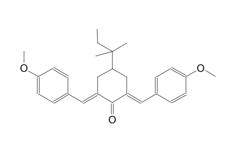 (2E,6E)-2,6-bis(4-methoxybenzylidene)-4-tert-pentylcyclohexanone