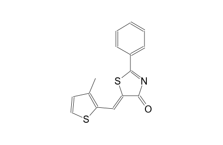 (5Z)-5-[(3-methyl-2-thienyl)methylene]-2-phenyl-1,3-thiazol-4(5H)-one