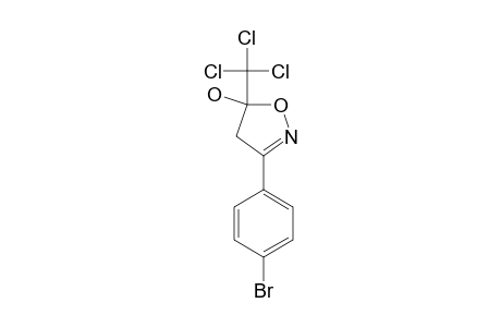 3-p-BROMO-PHENYL-5-HYDROXY-5-TRICHLORO-METHYL-4,5-DIHYDRO-ISOXAZOLE