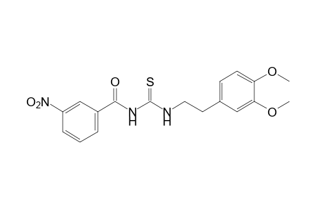 1-(3,4-dimethoxyphenethyl)-3-(m-nitrobenzoyl)-2-thiourea