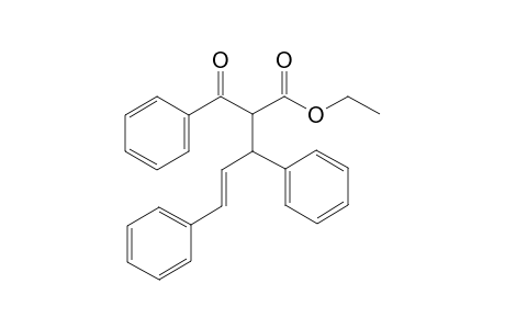 (E)-ethyl 2-benzoyl-3,5-diphenylpent-4-enoate
