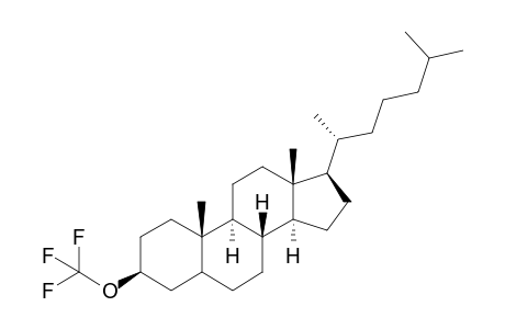 3.beta.-Trifluoromethoxycholestane