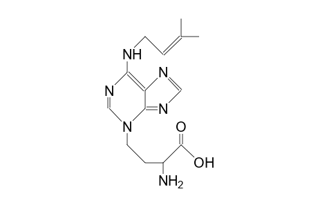 3-(L-3-Amino-3-carboxypropyl)-6-(3,3-dimethylallylamino)purine