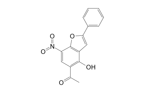 1-(4-Hydroxy-7-nitro-2-phenyl-benzofuran-5-yl)-ethanone