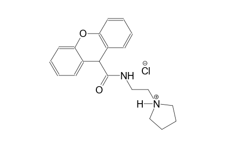 1-{2-[(9H-xanthen-9-ylcarbonyl)amino]ethyl}pyrrolidinium chloride