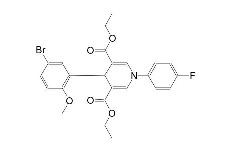 3,5-pyridinedicarboxylic acid, 4-(5-bromo-2-methoxyphenyl)-1-(4-fluorophenyl)-1,4-dihydro-, diethyl ester