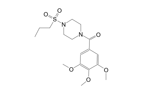 piperazine, 1-(propylsulfonyl)-4-(3,4,5-trimethoxybenzoyl)-