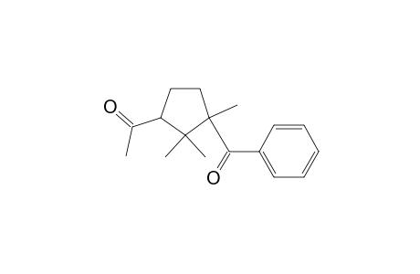 1-(3-benzoyl-2,2,3-trimethylcyclopentyl)ethanone