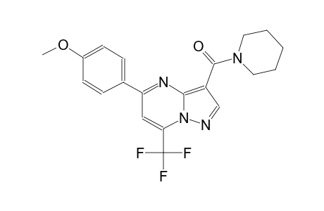 5-(4-methoxyphenyl)-3-(1-piperidinylcarbonyl)-7-(trifluoromethyl)pyrazolo[1,5-a]pyrimidine