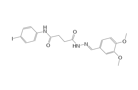 butanoic acid, 4-[(4-iodophenyl)amino]-4-oxo-, 2-[(E)-(3,4-dimethoxyphenyl)methylidene]hydrazide