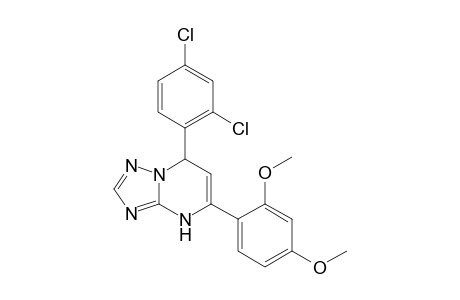 7-(2,4-dichlorophenyl)-5-(2,4-dimethoxyphenyl)-1,7-dihydro-[1,2,4]triazolo[1,5-a]pyrimidine