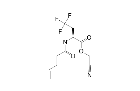 N-(4-PENTENOYL)-(2S)-AMINO-4,4,4-TRIFLUOROBUTYRIC-ACID-CYANOMETHYLESTER