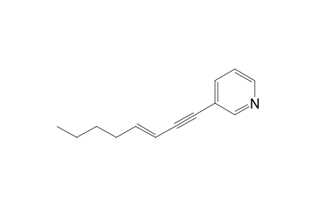 (E)-1-(3-Pyridyl)oct-3-en-1-yne