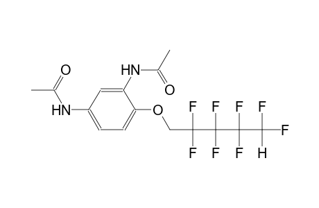 N-{3-(acetylamino)-4-[(2,2,3,3,4,4,5,5-octafluoropentyl)oxy]phenyl}acetamide