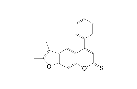 7H-furo[3,2-g][1]benzopyran-7-thione, 2,3-dimethyl-5-phenyl-